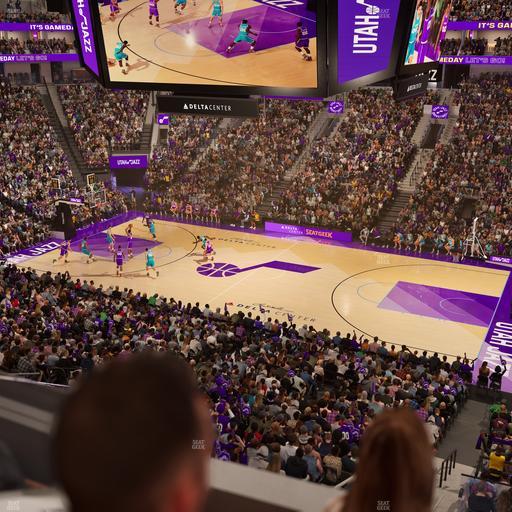 Delta Center - Section Suite 50 Seat View