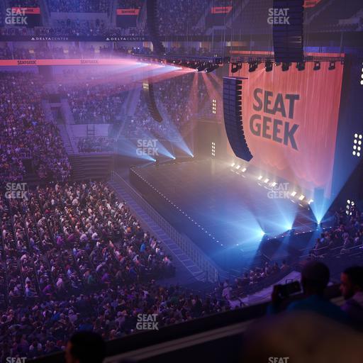 Delta Center - Section Suite 52 Seat View