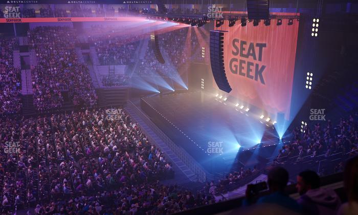 Delta Center - Section Suite 52 Seat View