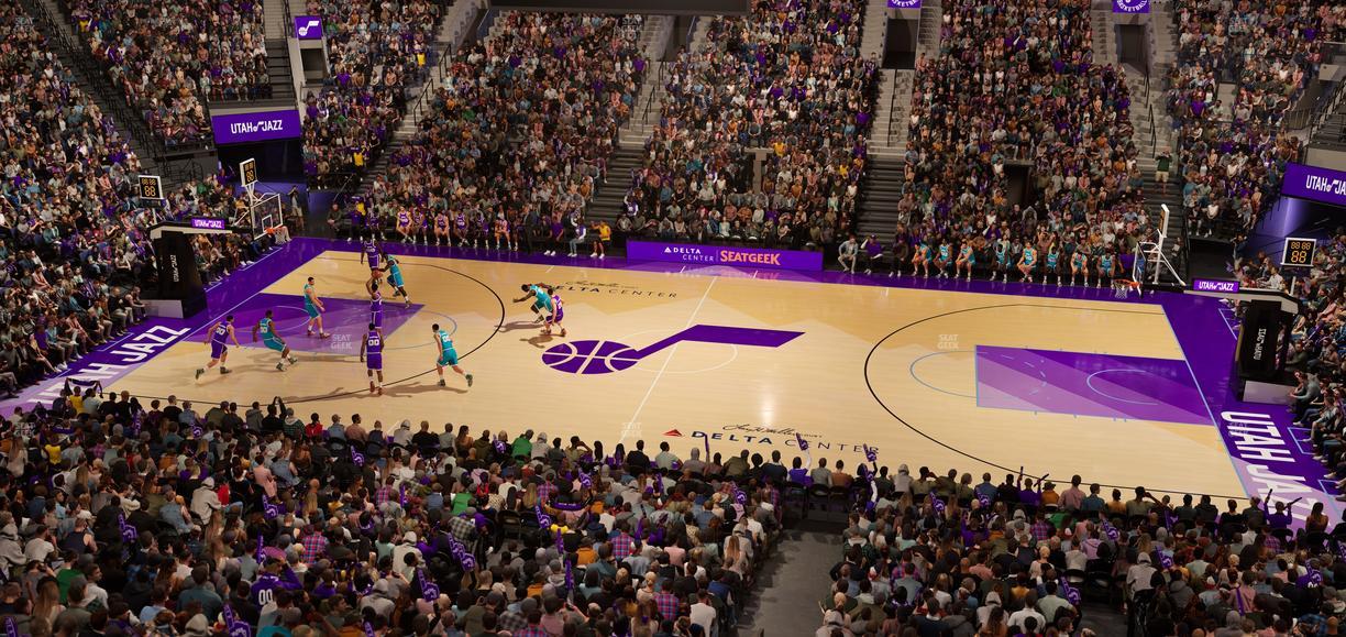 Delta Center - Section Suite 52 Seat View