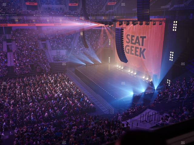 Delta Center - Section Suite 52 Seat View