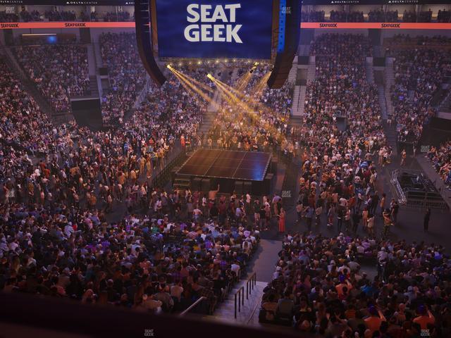 Delta Center - Section Suite 52 Seat View