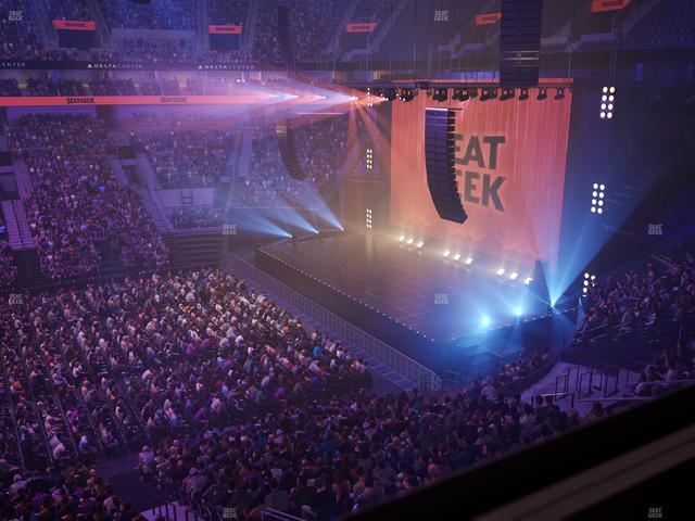 Delta Center - Section Suite 53 Seat View