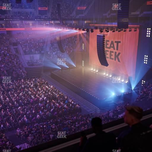 Delta Center - Section Suite 53 Seat View