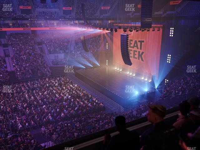 Delta Center - Section Suite 53 Seat View