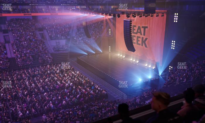 Delta Center - Section Suite 53 Seat View