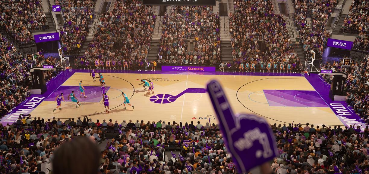 Delta Center - Section Suite 53 Seat View