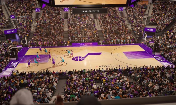 Delta Center - Section Suite 54 Seat View