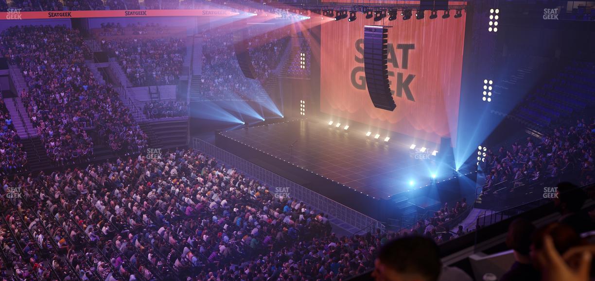 Delta Center - Section Suite 54 Seat View