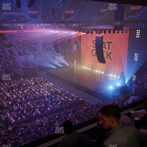 Delta Center - Section Suite 54 Seat View