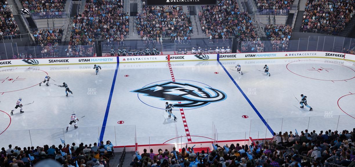 Delta Center - Section Suite 54 Seat View