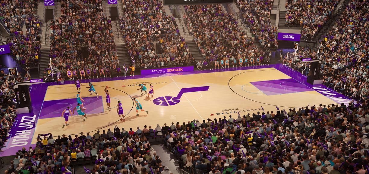 Delta Center - Section Suite 55 Seat View