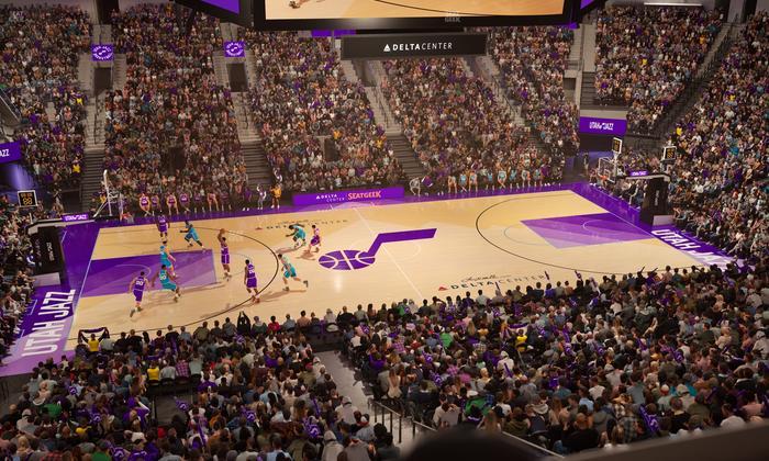 Delta Center - Section Suite 55 Seat View