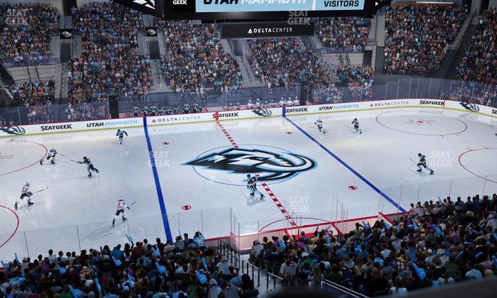 Delta Center - Section Suite 55 Seat View