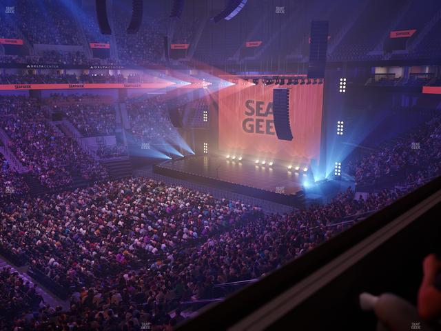 Delta Center - Section Suite 56 Seat View