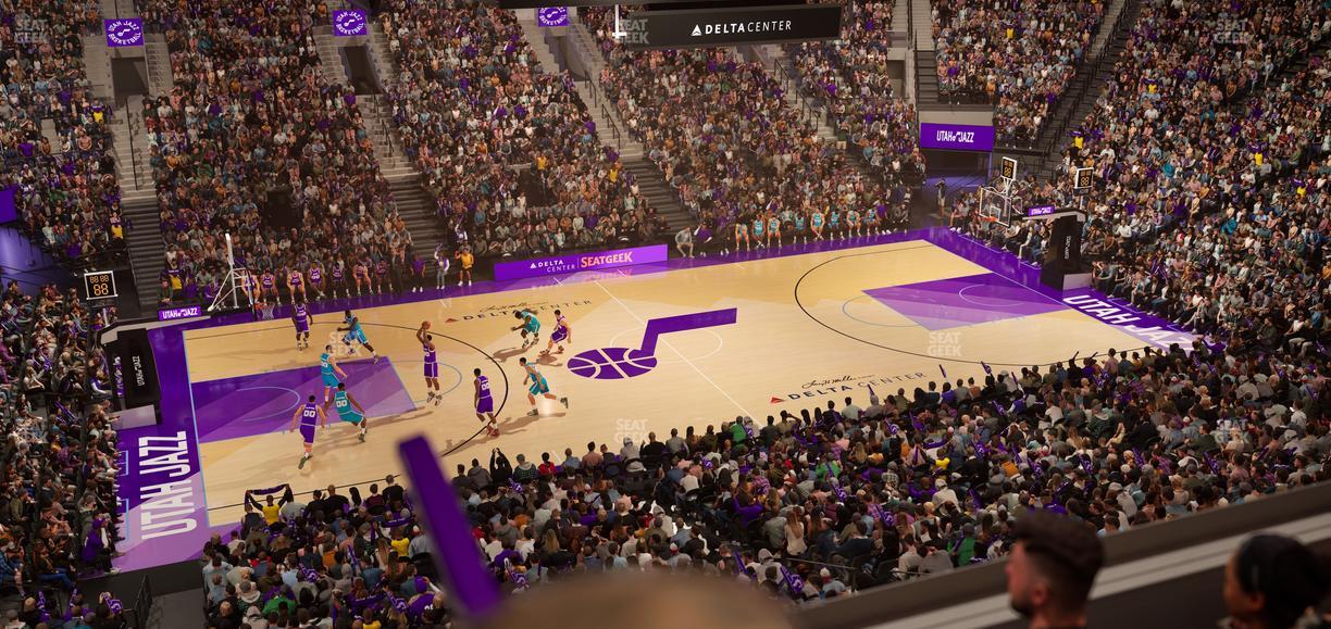 Delta Center - Section Suite 56 Seat View