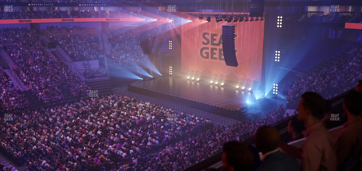 Delta Center - Section Suite 56 Seat View