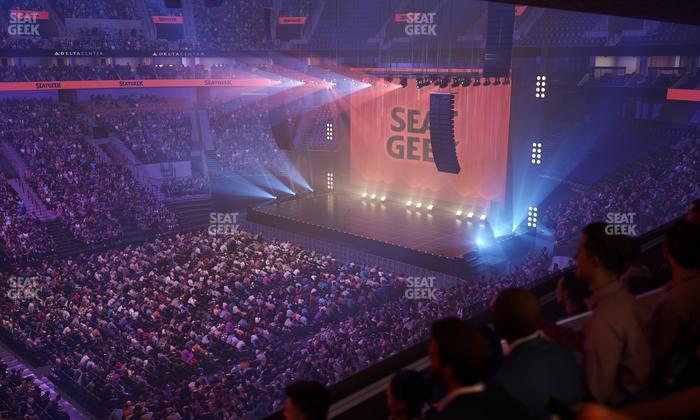 Delta Center - Section Suite 56 Seat View