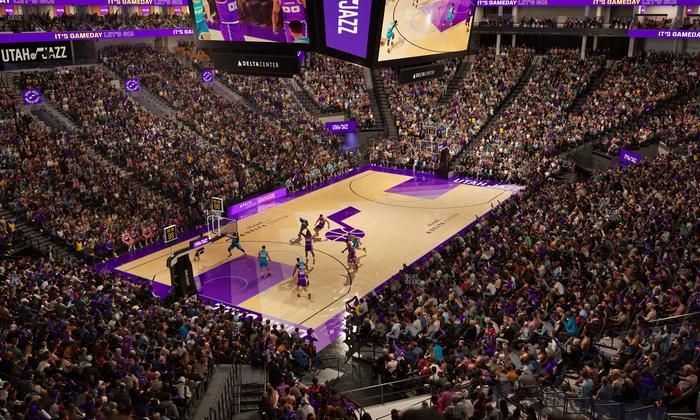 Delta Center - Section Suite 6 Seat View