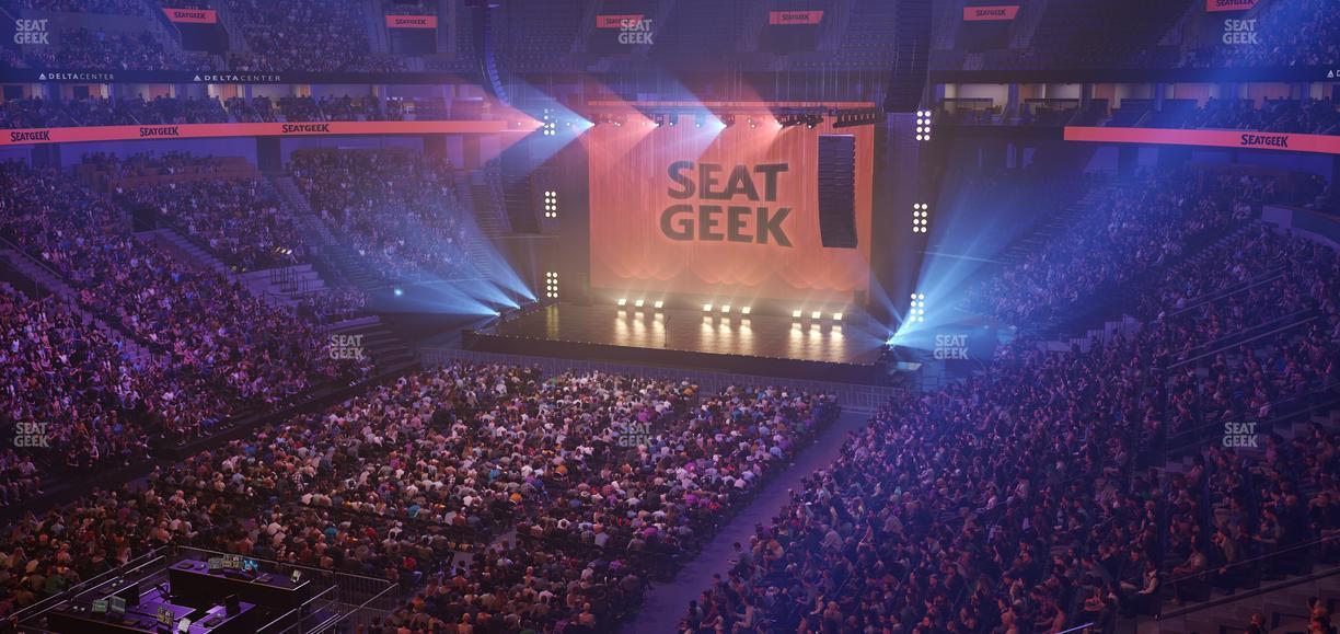 Delta Center - Section Suite 6 Seat View