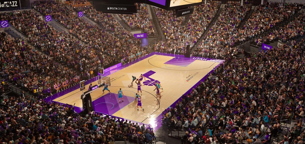 Delta Center - Section Suite 7 Seat View