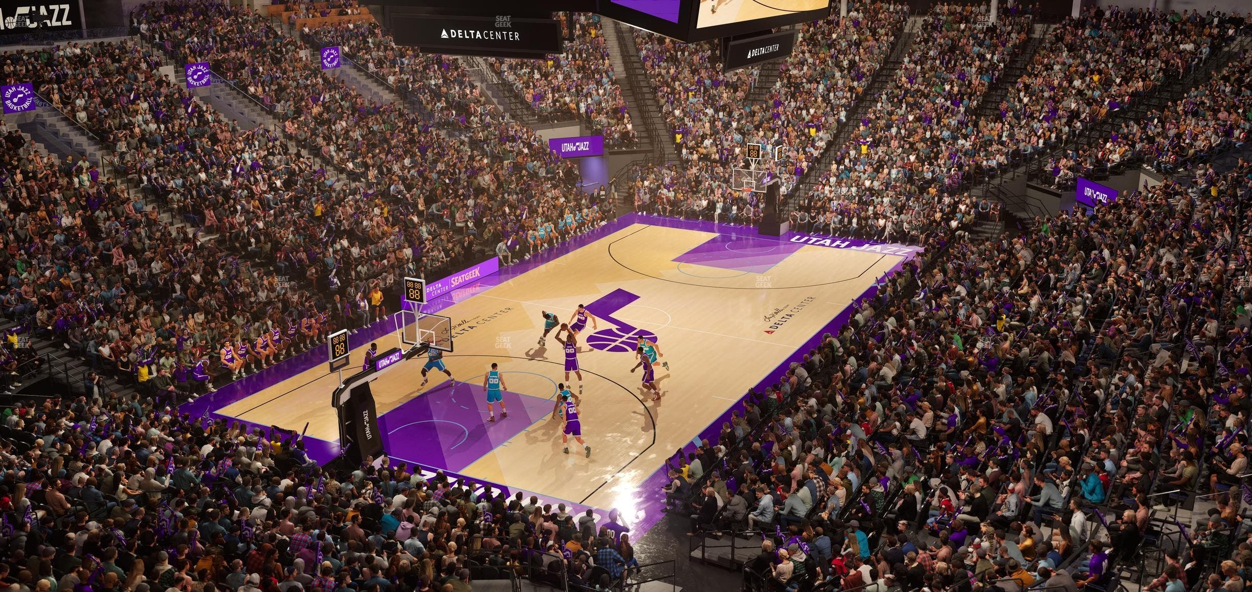 Delta Center - Section Suite 7 Seat View