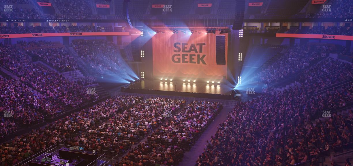 Delta Center - Section Suite 7 Seat View