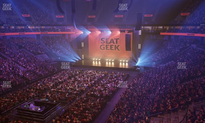 Delta Center - Section Suite 7 Seat View