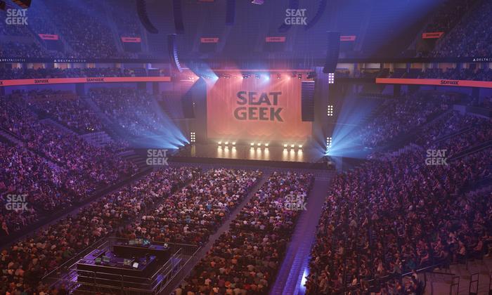 Delta Center - Section Suite 8 Seat View