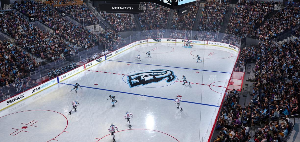 Delta Center - Section Suite 8 Seat View