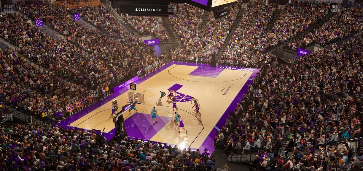 Delta Center - Section Suite 8 Seat View
