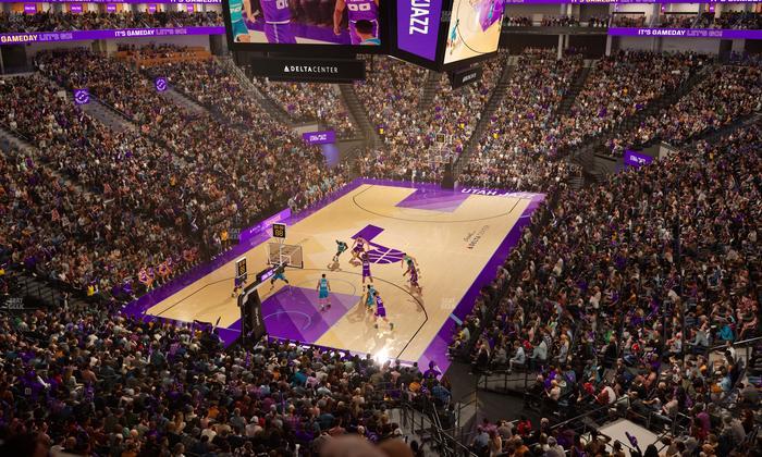 Delta Center - Section Suite 8 Seat View