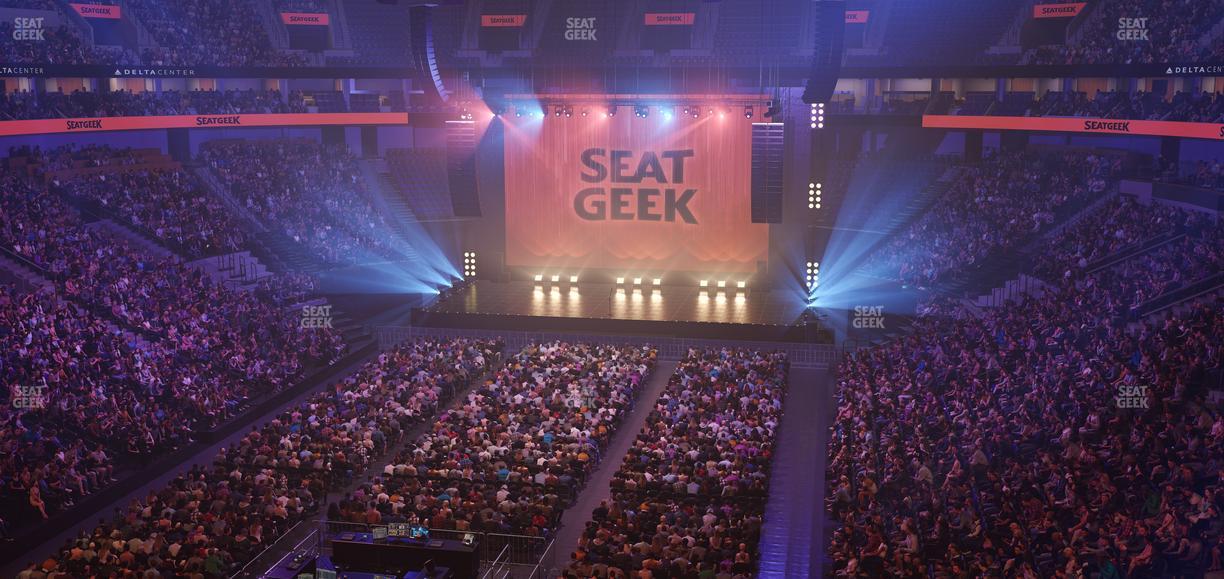 Delta Center - Section Suite 9 Seat View