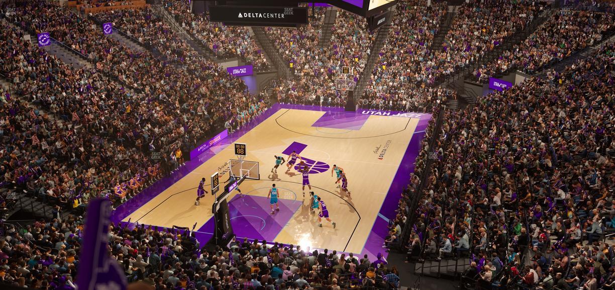 Delta Center - Section Suite 9 Seat View