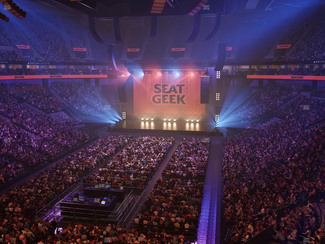 Delta Center - Section Suite 9 Seat View