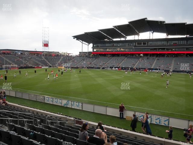 Dick's Sporting Goods Park - Section 104 Seat View Dick's Sporting Goods Park - Section 104 Seat View