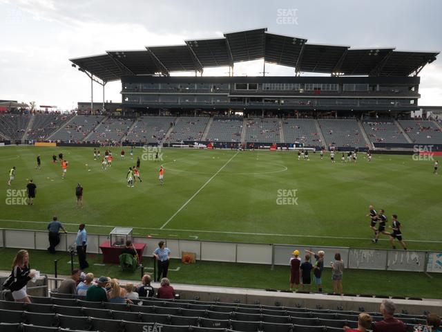 Dick's Sporting Goods Park - Section 106 Seat View Dick's Sporting Goods Park - Section 106 Seat View