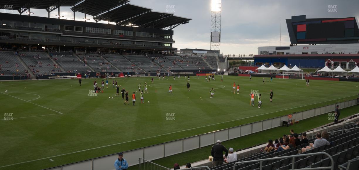 Dick's Sporting Goods Park - Section 111 Seat View