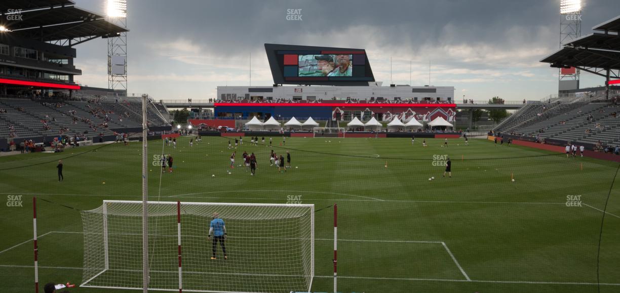 Dick's Sporting Goods Park - Section 117 Supporters Seat View