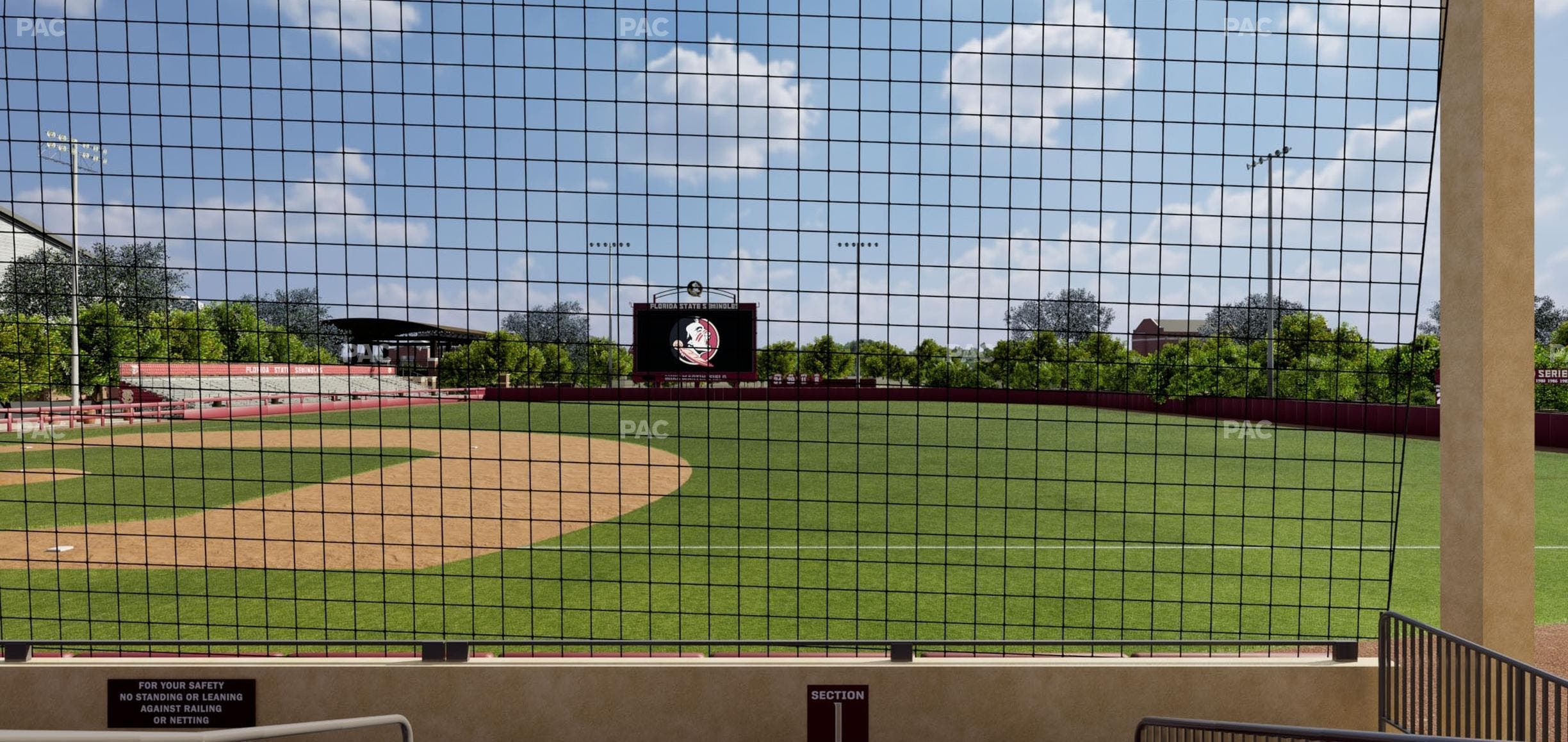 Dick Howser Stadium - Section Lower 1 Seat View