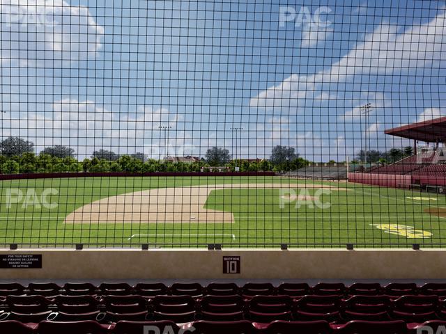 Dick Howser Stadium - Section Lower 10 Seat View