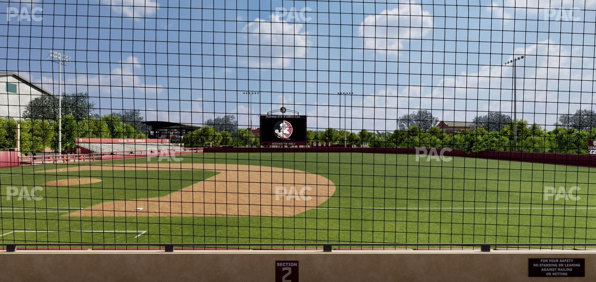 Dick Howser Stadium - Section Lower 2 Seat View