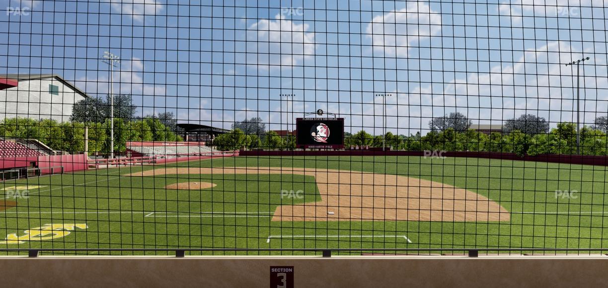 Dick Howser Stadium - Section Lower 3 Seat View