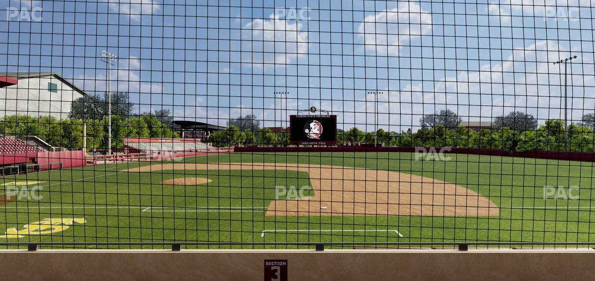 Dick Howser Stadium - Section Lower 3 Seat View