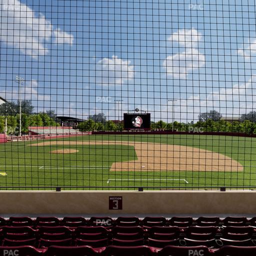Dick Howser Stadium - Section Lower 3 Seat View