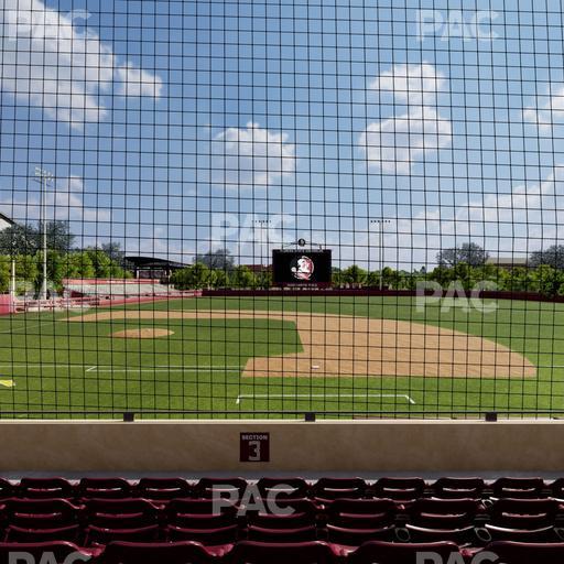 Dick Howser Stadium - Section Lower 3 Seat View