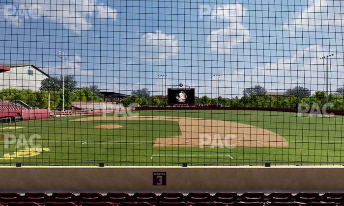 Dick Howser Stadium - Section Lower 3 Seat View
