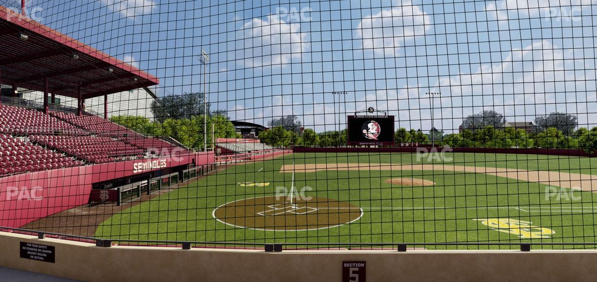 Dick Howser Stadium - Section Lower 5 Seat View