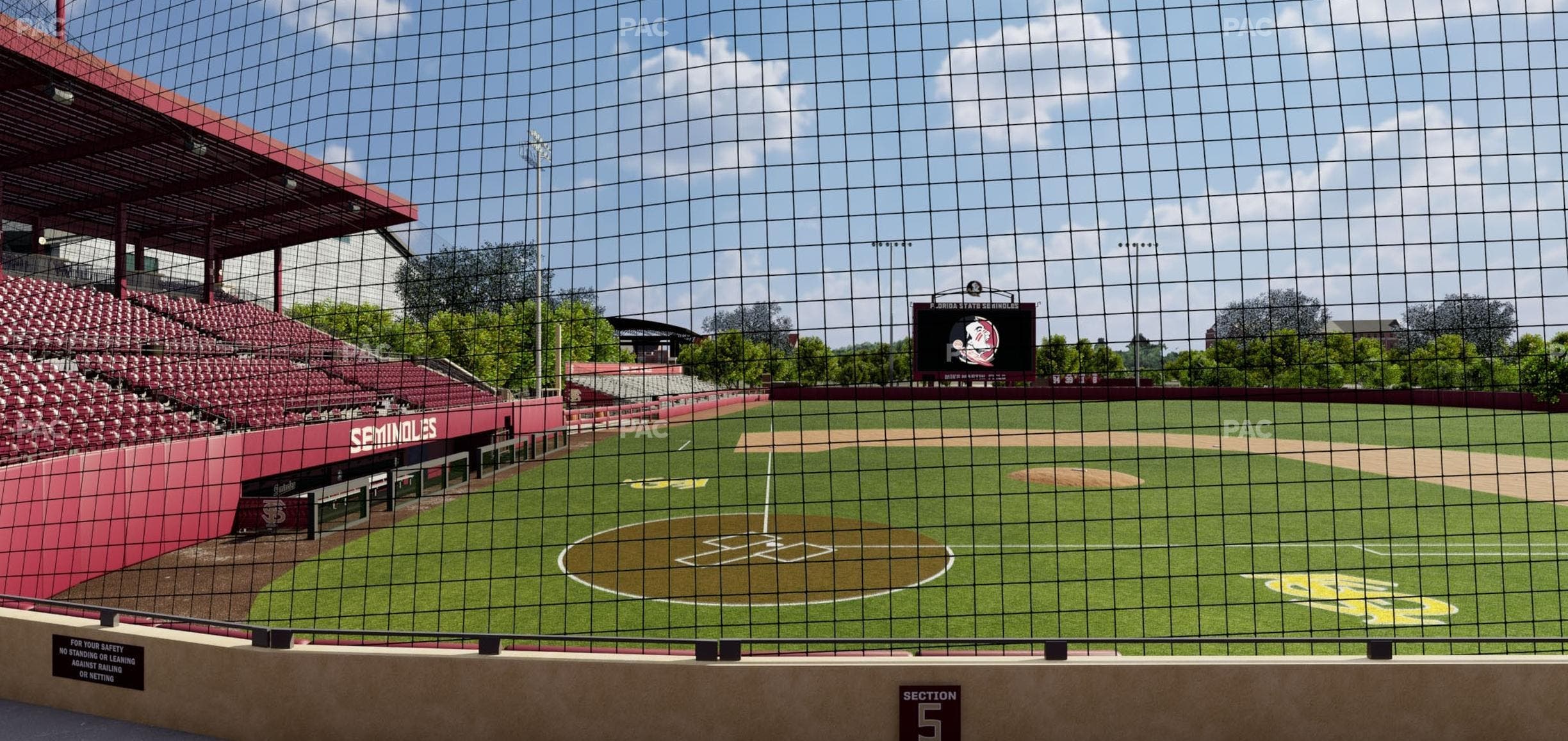 Dick Howser Stadium - Section Lower 5 Seat View