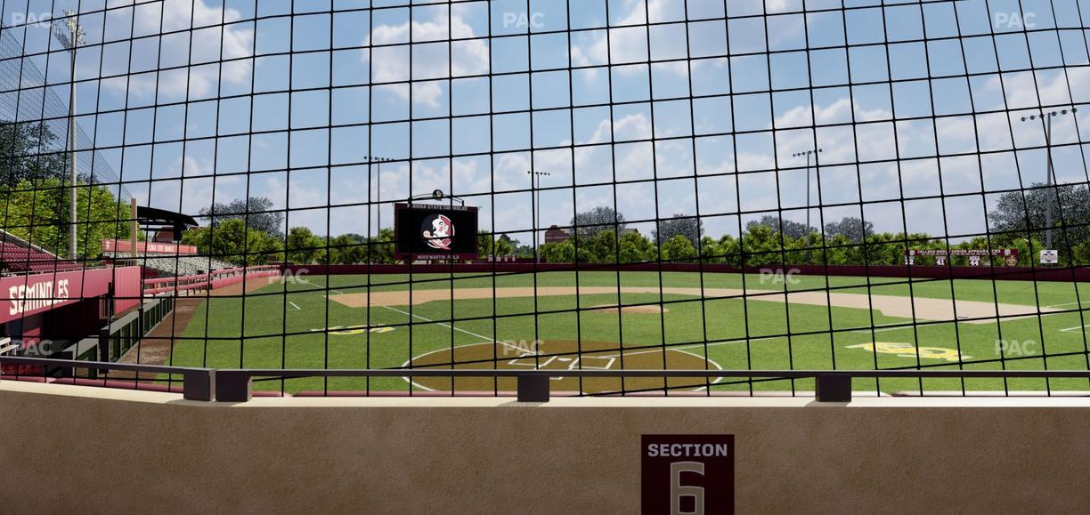 Dick Howser Stadium - Section Lower 6 Seat View
